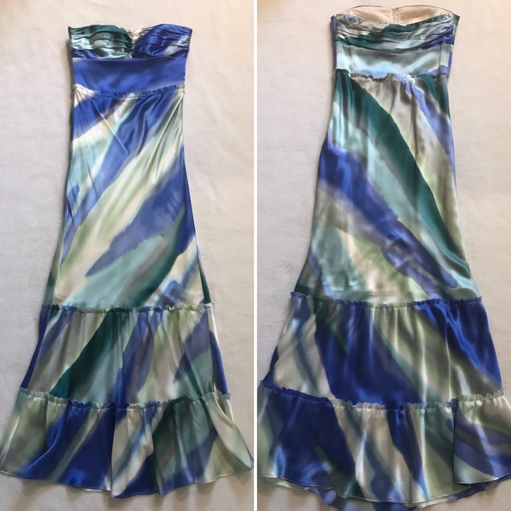 BR Monogram Silk Gown